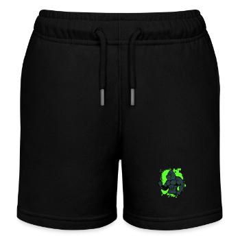 gorilla stark tier - Kinder Organic Joggingshorts Mini Bolter von Stanley/Stella - Schwarz - Vorne