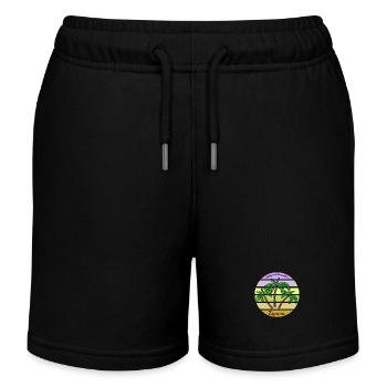 Urlaub in Spanien - Kinder Organic Joggingshorts Mini Bolter von Stanley/Stella - Schwarz - Vorne
