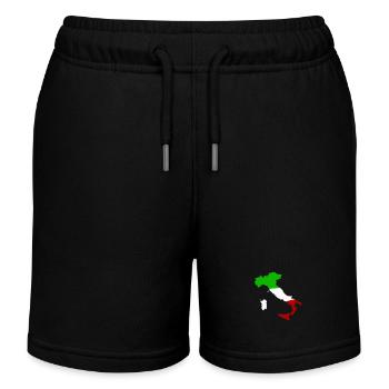 Pays Italie - Short de jogging enfant bio Stanley/Stella - noir - Devant