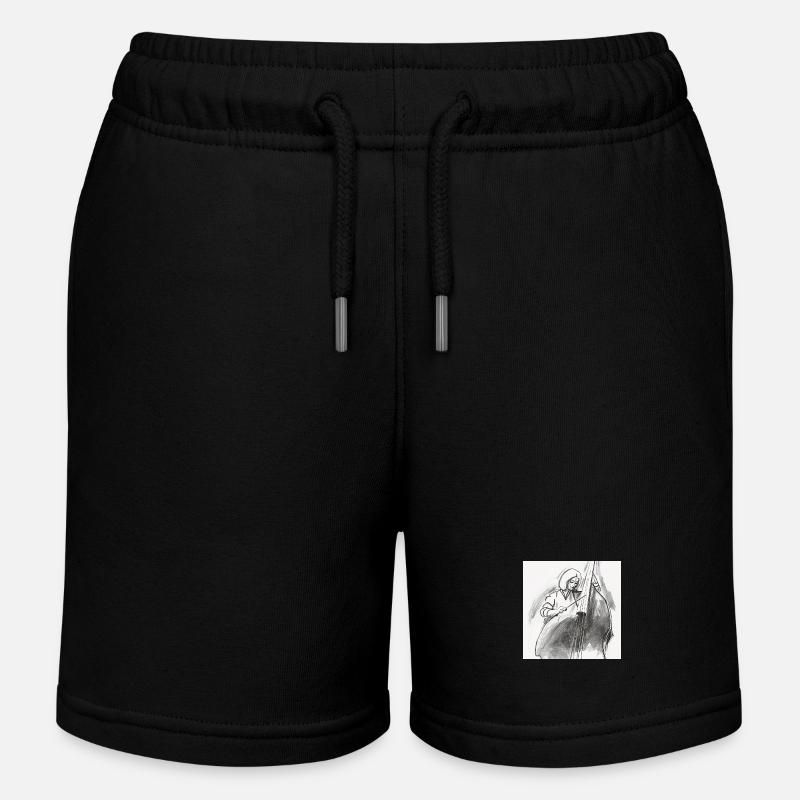 Contrebassiste - Short de jogging enfant bio Stanley/Stella - noir