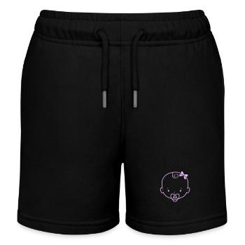 Bébé - Short de jogging enfant bio Stanley/Stella - noir - Devant