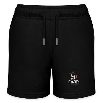 J’peux pas j’ai compté mes chaussettes orphelines - Short de jogging enfant bio Stanley/Stella - noir - Devant