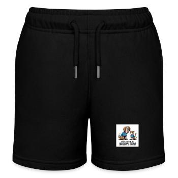 Same Outfit - Kinder Organic Joggingshorts Mini Bolter von Stanley/Stella - Schwarz - Vorne