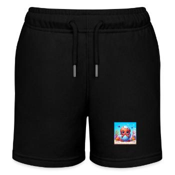 3 MARS 1733138974165 - Short de jogging enfant bio Stanley/Stella - noir - Devant