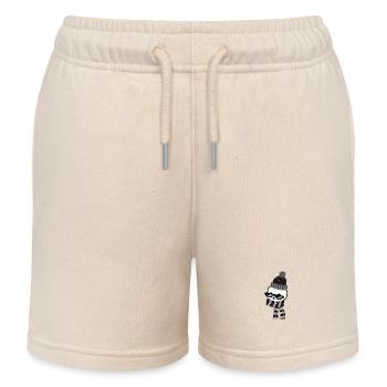 Kaltes und kühles Skelett - Kinder Organic Joggingshorts Mini Bolter von Stanley/Stella - Natur - Vorne