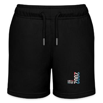 2002 Limitiertes Geburtstagsgeschenk 2002 - Kinder Organic Joggingshorts Mini Bolter von Stanley/Stella - Schwarz - Vorne