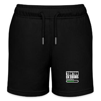 TONTON(veuillez patienter) - Short de jogging enfant bio Stanley/Stella - noir - Devant