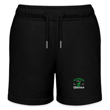 Gärtner ich spreche fließend pflanzisch - Kinder Organic Joggingshorts Mini Bolter von Stanley/Stella - Schwarz - Vorne