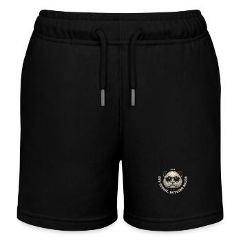 DevOps: Oopsie Panda - nothing major - Kids Organic Sweat Shorts by Stanley/Stella - black - Front