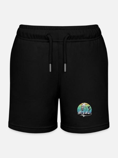 Kitesurf rétro - Short de jogging enfant bio Stanley/Stella - noir