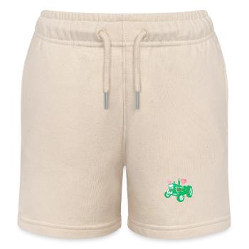 Traktor / Traktor / Traktor - Kinder Organic Joggingshorts Mini Bolter von Stanley/Stella - Natur - Vorne