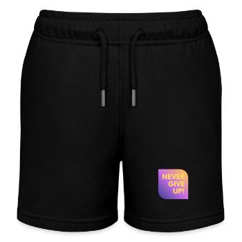 NE JAMAIS ABANDONNER - Short de jogging enfant bio Stanley/Stella - noir - Devant