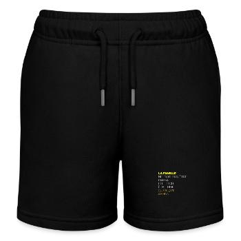 Family - Kids Organic Sweat Shorts by Stanley/Stella - black - Front