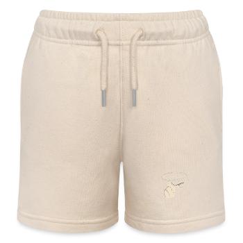 Pferdesattel The Equestrian Edit - Kinder Organic Joggingshorts Mini Bolter von Stanley/Stella - Natur - Vorne