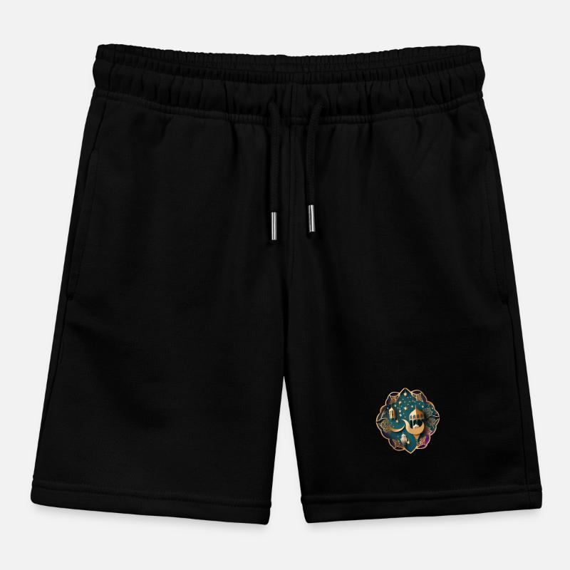 Ramadan Geschenk Eid Mubarak Islam Allah Muslim Kinder Organic Joggingshorts Mini Bolter von Stanley/Stella