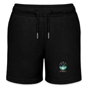 Cadeau du Ramadan Aïd Moubarak Islam Allah Musulman - Short de jogging enfant bio Stanley/Stella - noir - Devant