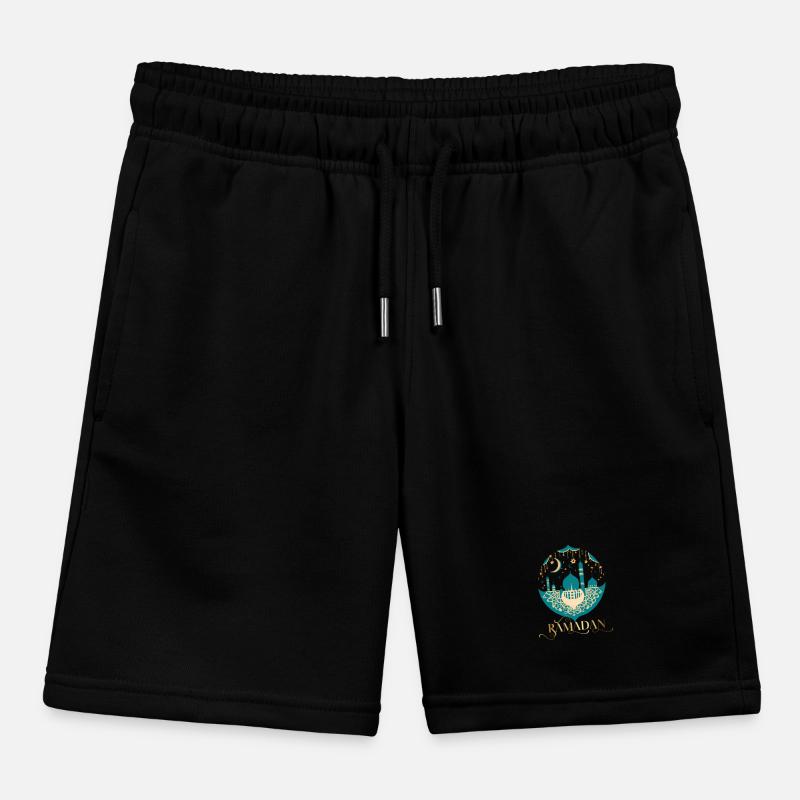 Ramadan Geschenk Eid Mubarak Islam Allah Muslim Kinder Organic Joggingshorts Mini Bolter von Stanley/Stella