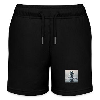 Melting longing - Kids Organic Sweat Shorts by Stanley/Stella - black - Front