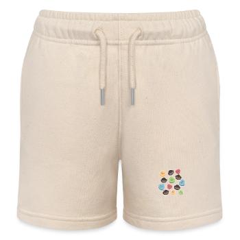 Conférences Tazzz| Bonbons de la Saint-Valentin - Short de jogging enfant bio Stanley/Stella - écru doux - Devant