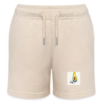 Avocado - Kids Organic Sweat Shorts by Stanley/Stella - soft Ecru - Front