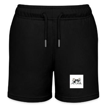 Les tambours : le rythme dans le sang - Short de jogging enfant bio Stanley/Stella - noir - Devant