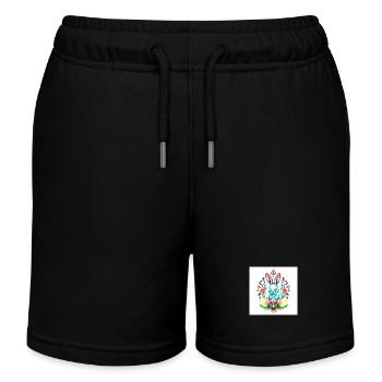 Ei-Catcher: Hase Edition - Kinder Organic Joggingshorts Mini Bolter von Stanley/Stella - Schwarz - Vorne