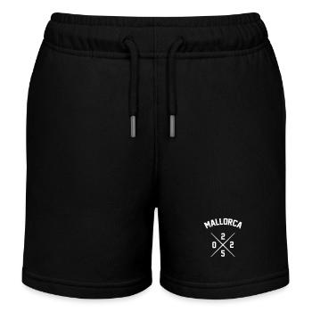Majorque 2025 - Short de jogging enfant bio Stanley/Stella - noir - Devant