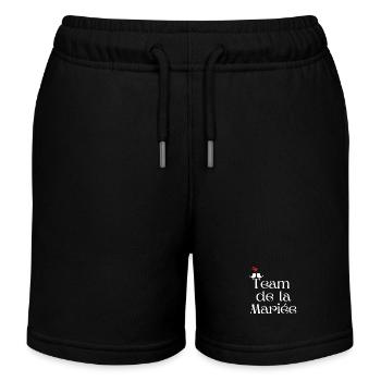 Team de la mariée - Short de jogging enfant bio Stanley/Stella - noir - Devant