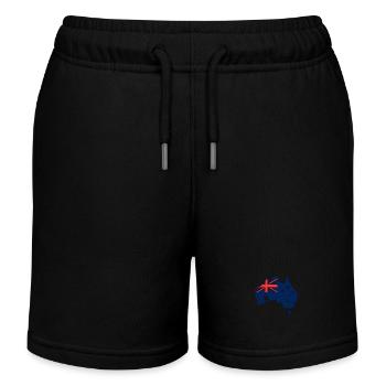 Australie - Short de jogging enfant bio Stanley/Stella - noir - Devant