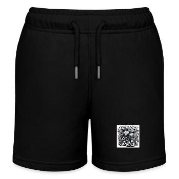 Ostern 11 - Kinder Organic Joggingshorts Mini Bolter von Stanley/Stella - Schwarz - Vorne
