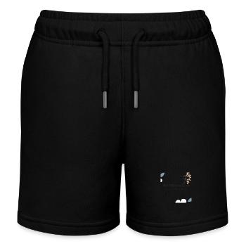 Un ami intime au loin rapproche des terres lointaines - Short de jogging enfant bio Stanley/Stella - noir - Devant