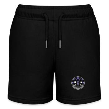 Moin pour les aurores boréales et le t-shirt de Hambourg - Short de jogging enfant bio Stanley/Stella - noir - Devant