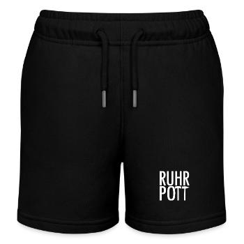 Ruhrpott - Short de jogging enfant bio Stanley/Stella - noir - Devant