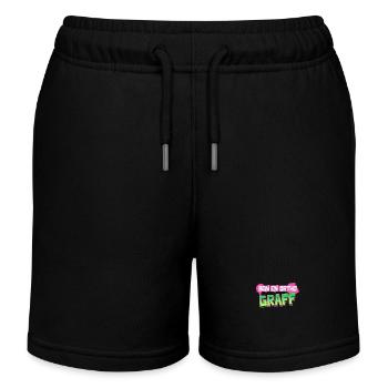 BON EN ORTHO GRAFF ! - Short de jogging enfant bio Stanley/Stella - noir - Devant