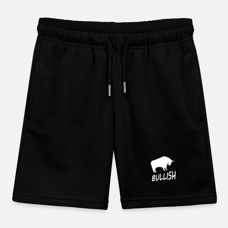 Stocks and money Kids Organic Sweat Shorts by Stanley/Stella
