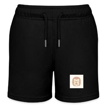 Kawaii Igel im Pastellstil - Kinder Organic Joggingshorts Mini Bolter von Stanley/Stella - Schwarz - Vorne