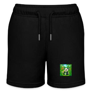 Pandy - Kinder Organic Joggingshorts Mini Bolter von Stanley/Stella - Schwarz - Vorne