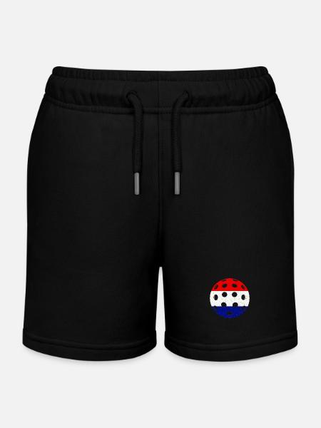 Pickleball Pays-Bas - Short de jogging enfant bio Stanley/Stella - noir
