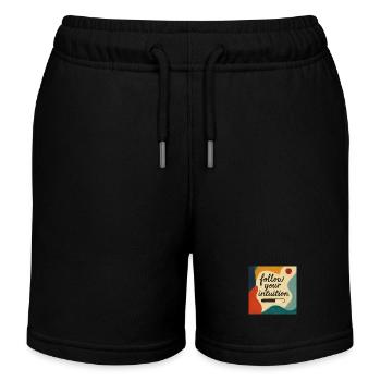 Intuition in Farbe - Kinder Organic Joggingshorts Mini Bolter von Stanley/Stella - Schwarz - Vorne