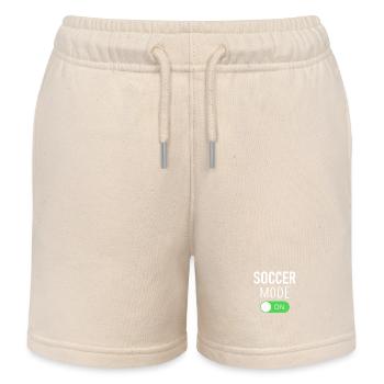 Mode Football activé - Fußball - Fussball - Short de jogging enfant bio Stanley/Stella - écru doux - Devant
