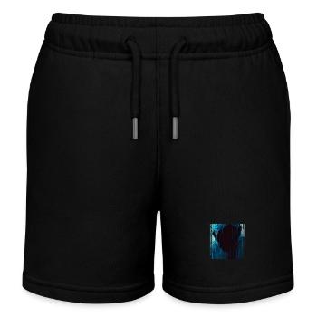 Tears in Rain - Kids Organic Sweat Shorts by Stanley/Stella - black - Front