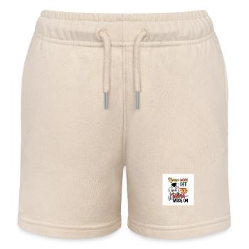 Nurse off Duty - Kinder Organic Joggingshorts Mini Bolter von Stanley/Stella - Natur - Vorne