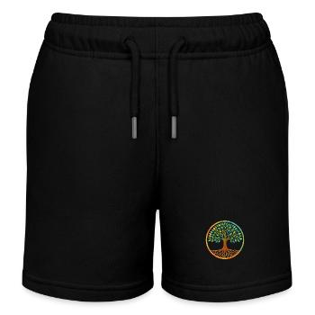 baum des lebens - Kinder Organic Joggingshorts Mini Bolter von Stanley/Stella - Schwarz - Vorne