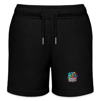 Muggaseggele - Short de jogging enfant bio Stanley/Stella - noir - Devant