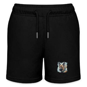 MALINOIS - Kinder Organic Joggingshorts Mini Bolter von Stanley/Stella - Schwarz - Vorne