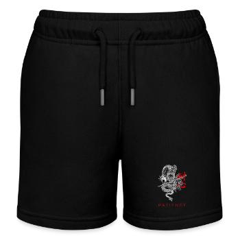 Dragon japonais avec katana Dragon chinois - Short de jogging enfant bio Stanley/Stella - noir - Devant