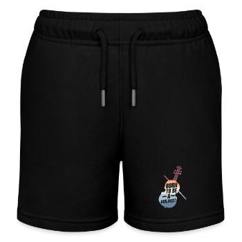 Born To Be A Violinist Violin Orchestra - Kinder Organic Joggingshorts Mini Bolter von Stanley/Stella - Schwarz - Vorne