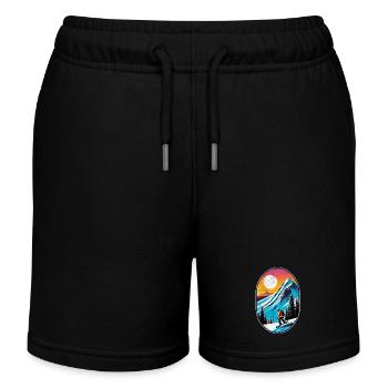 snowboard neige et ski - Short de jogging enfant bio Stanley/Stella - noir - Devant