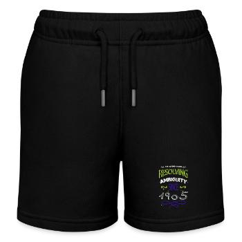 birthday present idea copywriter humor gift fun - Kinder Organic Joggingshorts Mini Bolter von Stanley/Stella - Schwarz - Vorne