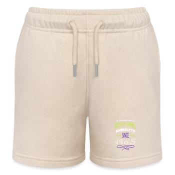 birthday present idea copywriter humor gift fun - Kinder Organic Joggingshorts Mini Bolter von Stanley/Stella - Natur - Vorne